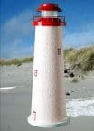 Cape May Stucco Electric Landscape Lighthouse 24