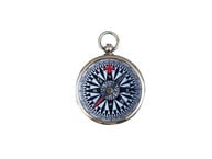 Solid Brass Black-White Compass 2