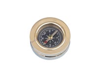 Solid Brass Paperweight Compass 3