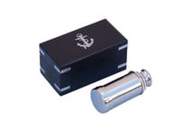 Scouts Chrome Spyglass Telescope 7 with Black Rosewood Box
