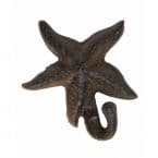 Rustic Iron Starfish Key Hook 5