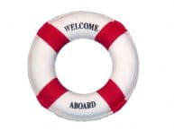 Red Welcome Aboard Life Ring 6