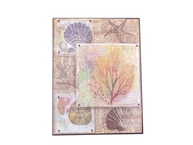 Metal Shell And Coral Nautical Wall Print 12