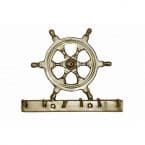 Antique Brass Steering Wheel Key Rack 7