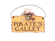 Wooden Pirates Galley Sign 8