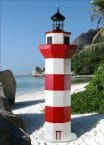Hilton Head Stucco Electric Lawn Lighthouse 48