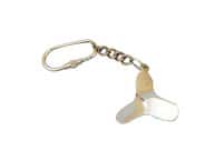 Solid Brass Titanic Propeller Key Chain 5
