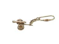 Solid Brass Canon Key Chain 5