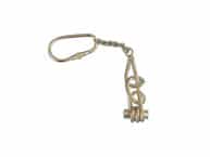 Solid Brass Round Turn-Two Half Hitches Key Chain 5
