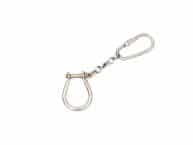 Solid Brass Shackle Key Chain 4