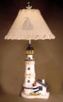 Lighthouse and  Sailboat Electric Lamp 33
