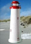 Marblehead Stucco Electric Landscape Lighthouse 24
