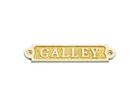 Solid Brass Galley Sign 5