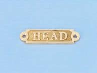 Brass Head Sign 5