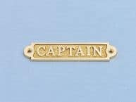 Brass Captain Sign 4