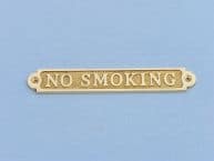 Brass No Smoking Sign 5