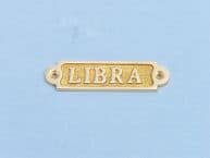 Solid Brass Libra Sign 4