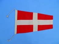 Number 4 - Nautical Cloth Signal Pennant - 20