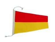 Number 7 - Nautical Cloth Signal Pennant - 20