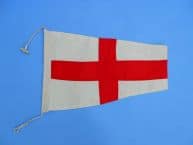 Number 8 - Nautical Cloth Signal Pennant - 20