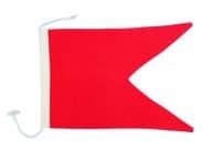 Letter B Cloth Nautical Alphabet Flag - 20