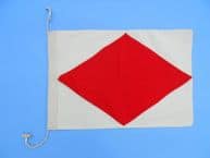 Letter F Cloth Nautical Alphabet Flag - 20