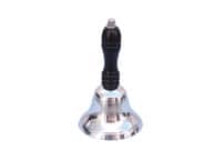 Chrome Hand Bell with Black Handle 6