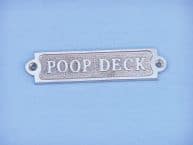 Chrome Poop Deck Sign 6