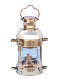 Solid Brass Anchor Lantern 15