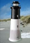Oak Island Stucco Electric Landscape Lighthouse 24
