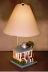Pink Beach House Electric Lamp 24