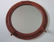 Rusted Iron Porthole Window 24
