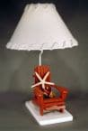 Red Beach Chair Electric Lamp 29
