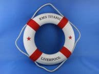 RMS Titanic Lifering 20" - Red picture