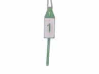 Wooden Vintage Light Green Number 1 Squared Buoy 15