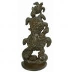 Rustic Iron Turtle Door Stop 11