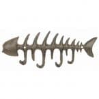 Rustic Iron Fish Bone Key Rack 8