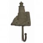 Rustic Iron Lighthouse Key Hook 10