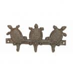 Rustic Iron Three Turtles Key Rack 8
