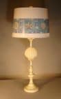 Scallop Shell Electric Lamp with Brent Shade 33
