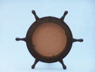 Wooden Ship Wheel with Net and Crab 24