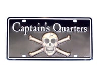 Captains Quarters License Plate 9