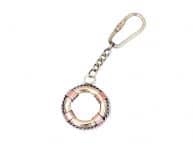Solid Brass Life ring Key Chain 5
