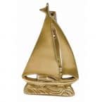 Solid Brass Sailboat Door Knocker 6