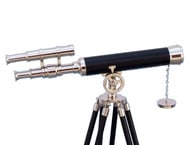 Floor Standing Chrome-Black Griffith Astro Telescope 44