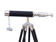 Floor Standing Chrome-Black Harbor Master Telescope 30