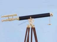 Brass-Leather Griffith Astro Telescope 64
