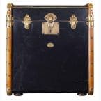 Stateroom Trunk End Table, Black 22