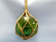 Green Nautical Glass Float 11