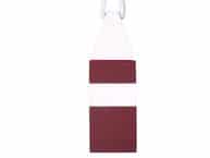 Wooden Dark Red Chesapeake Bay Crab Trap Buoy 8
